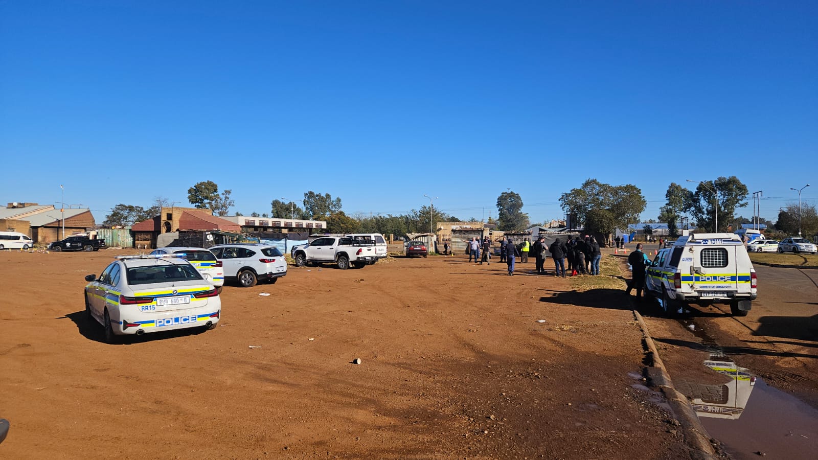 Where the shooting started, at Meyerton Taxi Rank