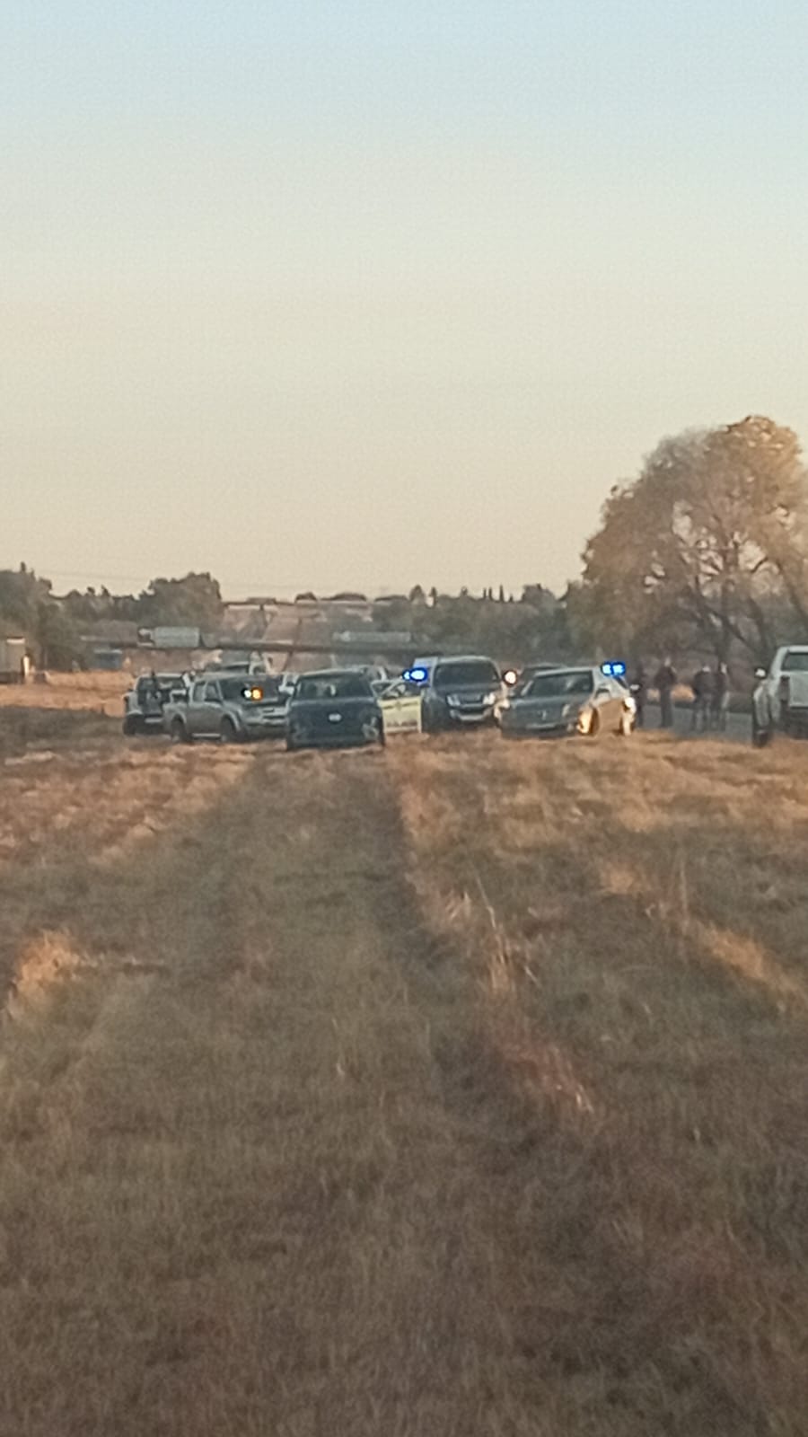 Accident 8 vehicles where involved